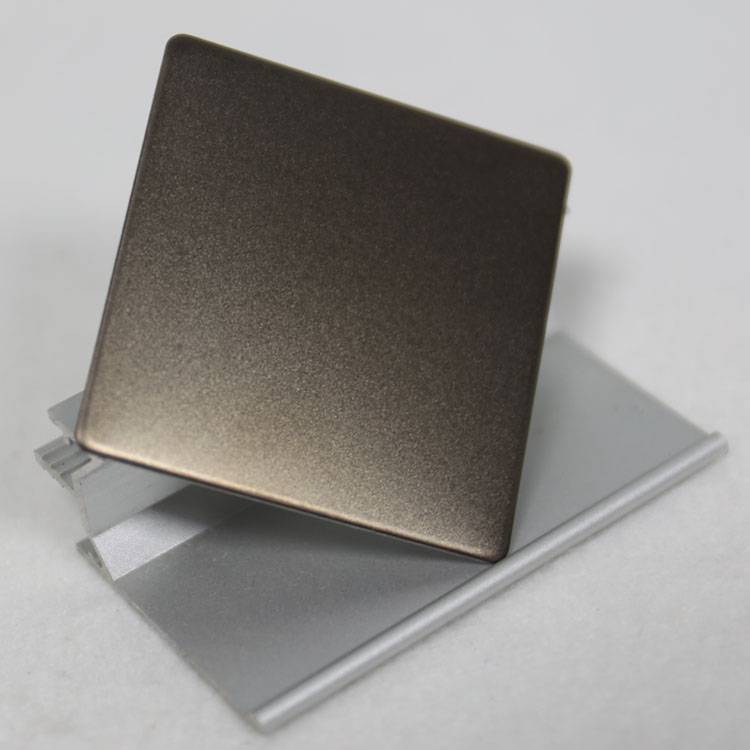 喷砂棕色不锈钢装饰板 升华别墅设计的优选金属材料